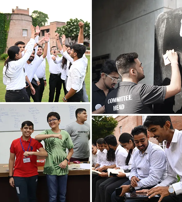 Collage of student and research activities