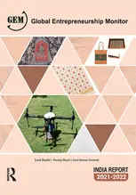 Global Entrepreneurship Monitor (GEM) India report 2021-2022 cover