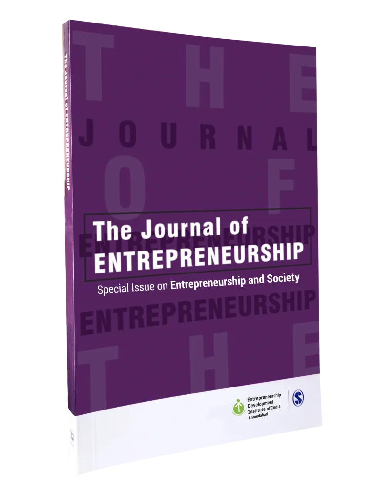 Journal of Entrepreneurship Cover