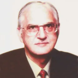 Portrait of Late S. H. Khan in formal attire