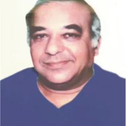 Portrait of Late S. S. Nadkarni in formal attire
