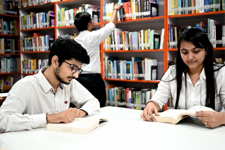 Students in the Library