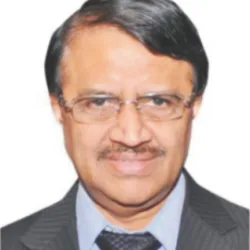 Portrait of Shri M. S. Raghavan in formal attire