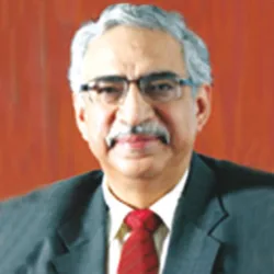 Portrait of Shri R. M. Malla in formal attire