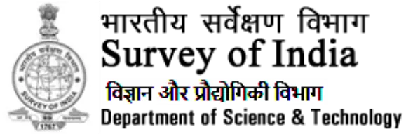Survey of India, Department of Science and Technology logo