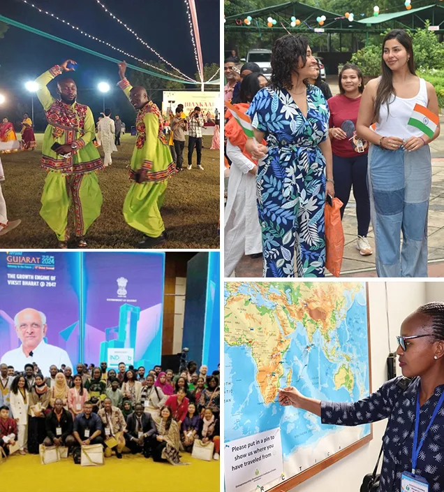 Collage of event and cultural activities