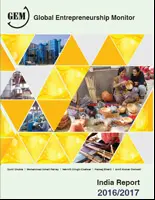 Global Entrepreneurship Monitor (GEM) India report 2016-2017 cover