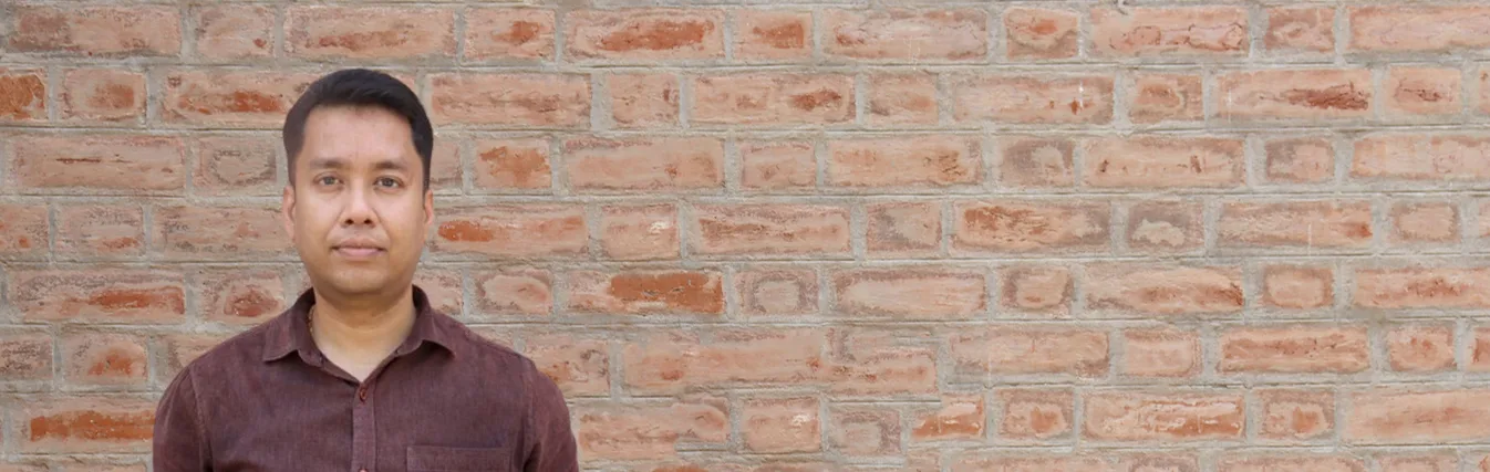 Portrait of Bhaskar, EDII faculty member