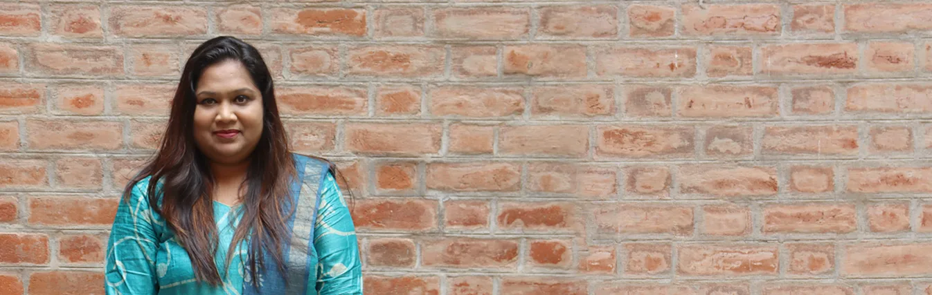 Portrait of Priydarshi, EDII faculty member