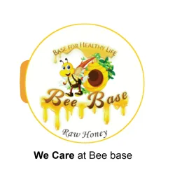 Bee Base Raw Honey incubated startup logo