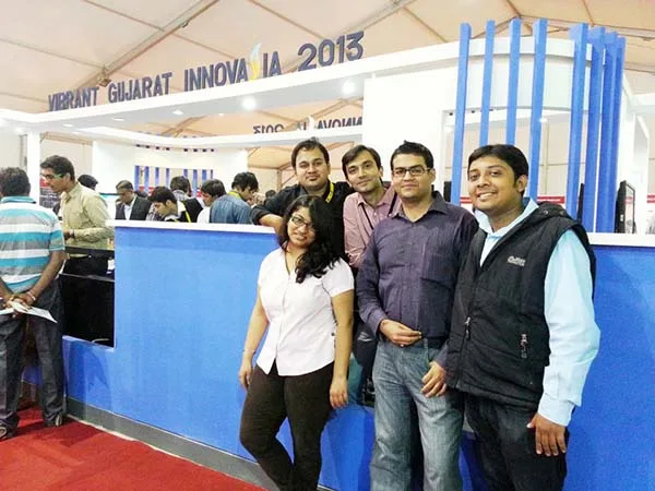 Group at an Exhibition