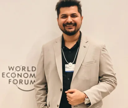 Portrait of Jay Merja at the World Economic Forum