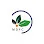 Green leaf emblem startup logo