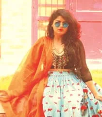 Portrait of Priyanshi in ethnic attire