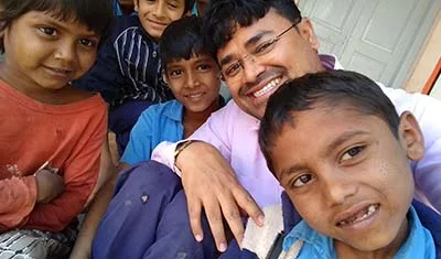 Children Posing Together