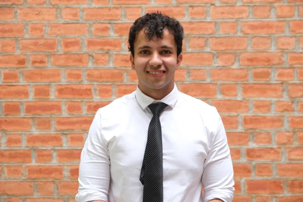 Portrait of a student in formal attire