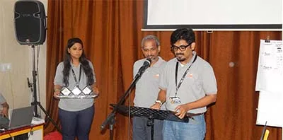 Session with a Presentation