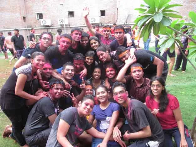 Young People Posing Together