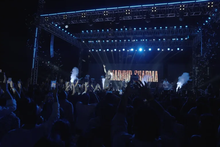 Concert Stage with Lights