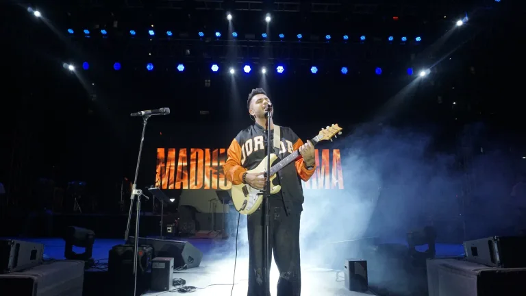 Musician Performing on Stage