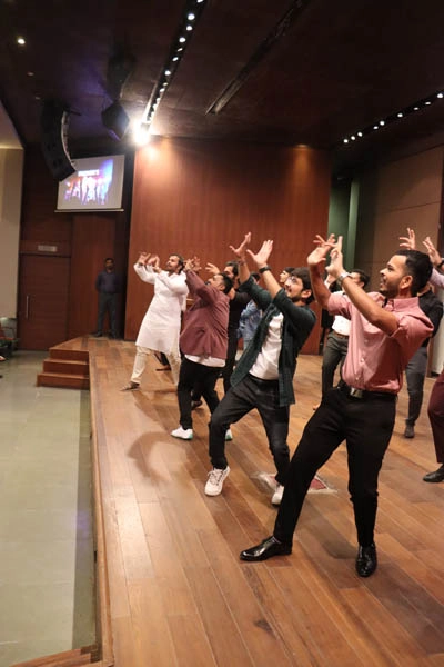 Students Dancing on Stage