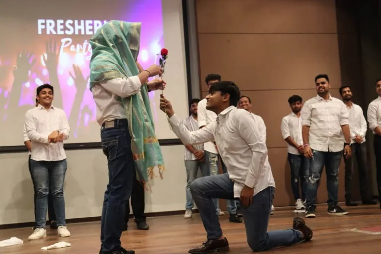 Student Performing on Stage