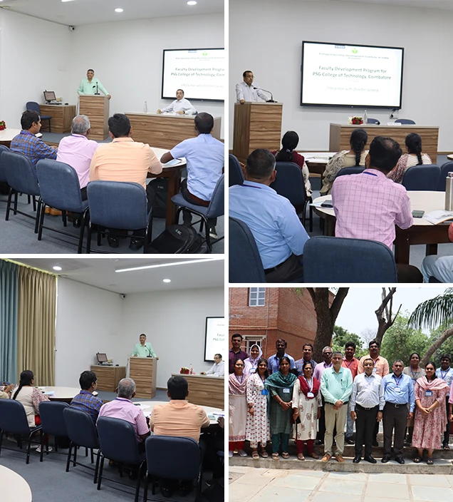 Collage of Faculty Development Programme sessions