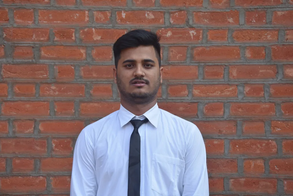 Portrait of Deepak Ranjan, EDII student