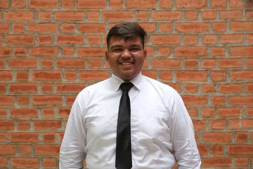 Portrait of Jay Oza, EDII student