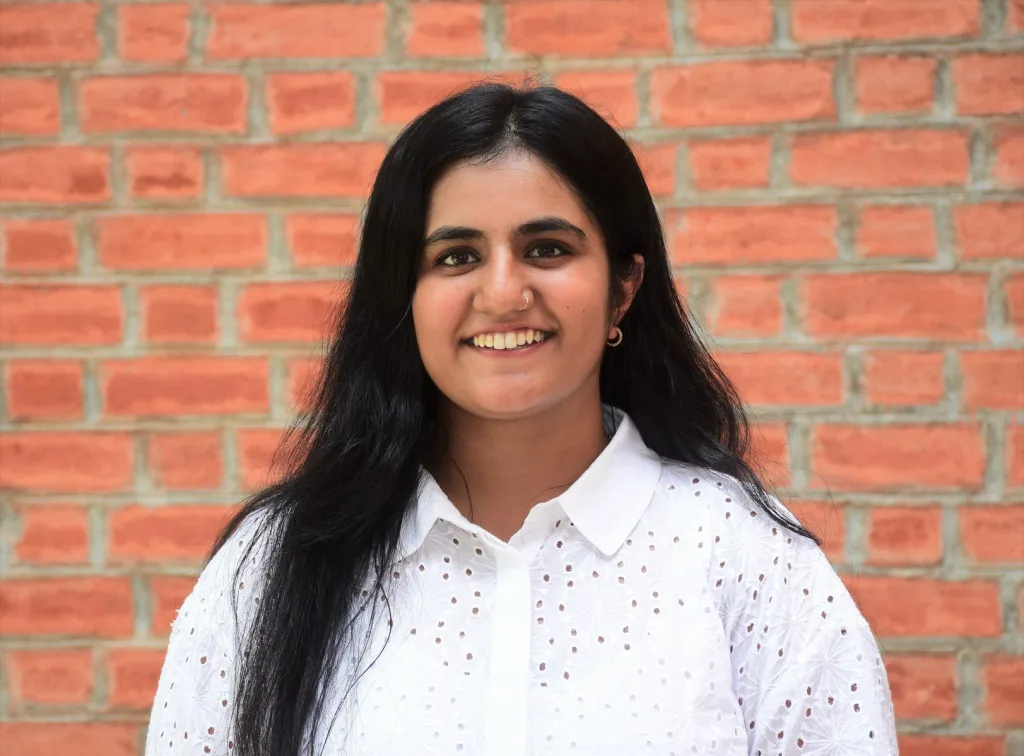 Portrait of Mahita Kaushik, EDII student