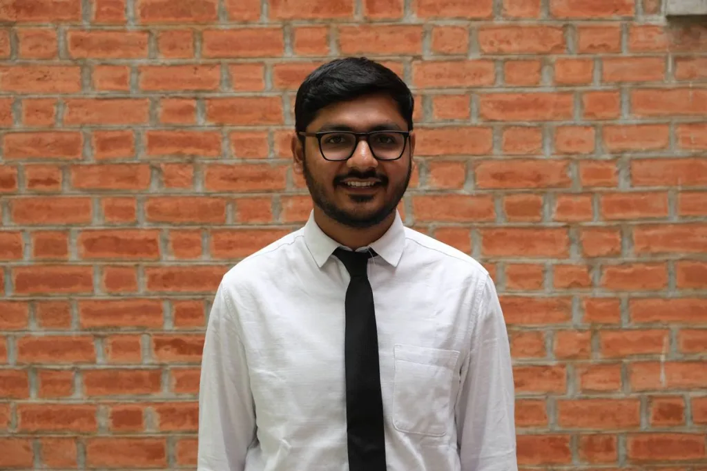Portrait of Malav Thakkar, EDII student