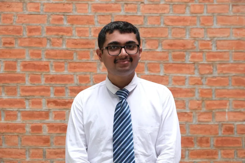 Portrait of Mohak Sharma, EDII student