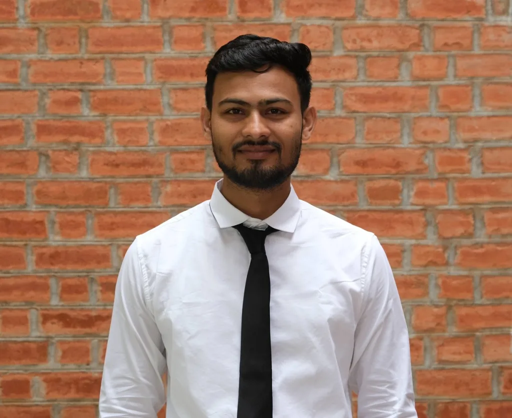 Portrait of Nachiket Pawar, EDII student
