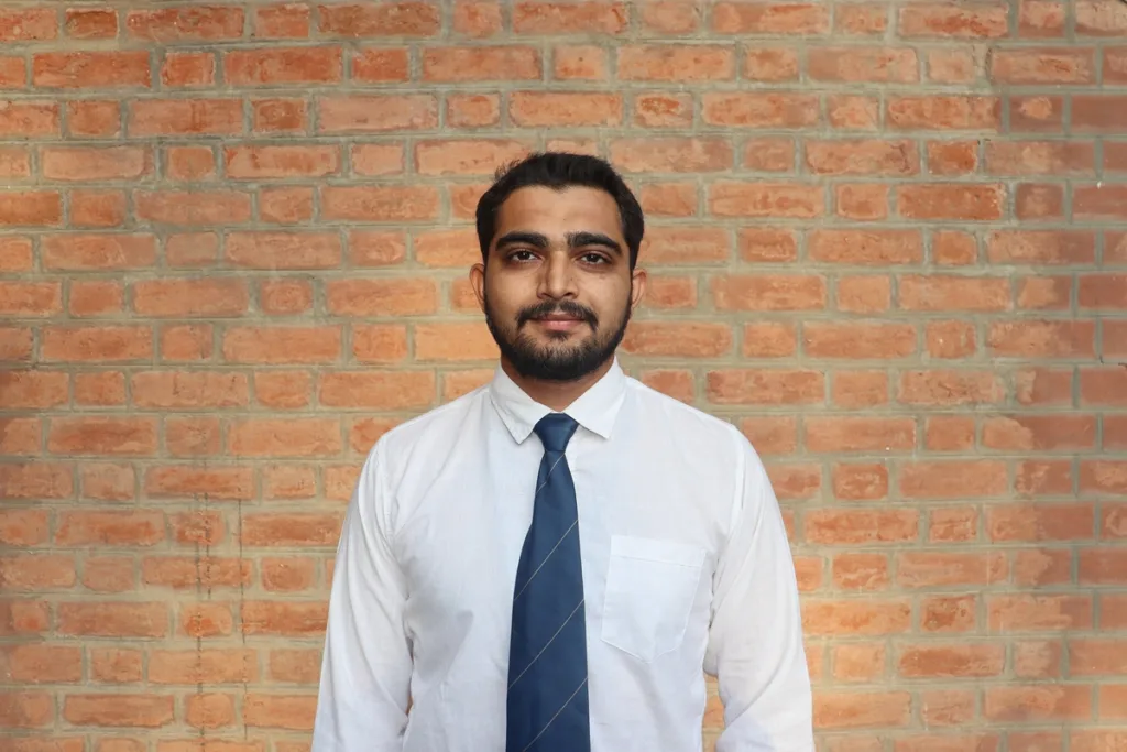 Portrait of Om Gohil, EDII student