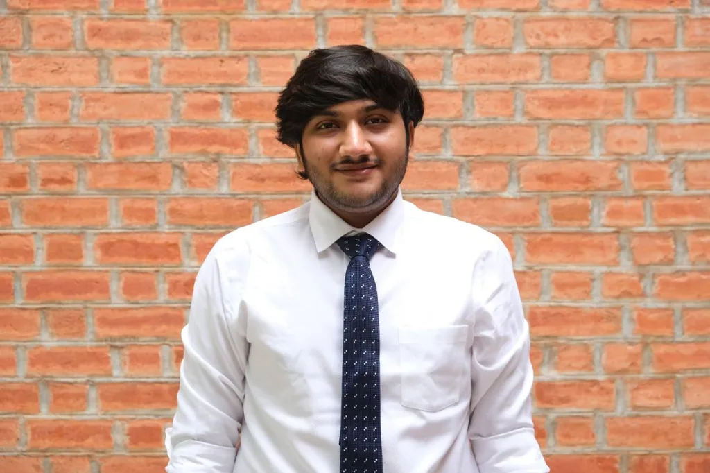 Portrait of Param Soni, EDII student