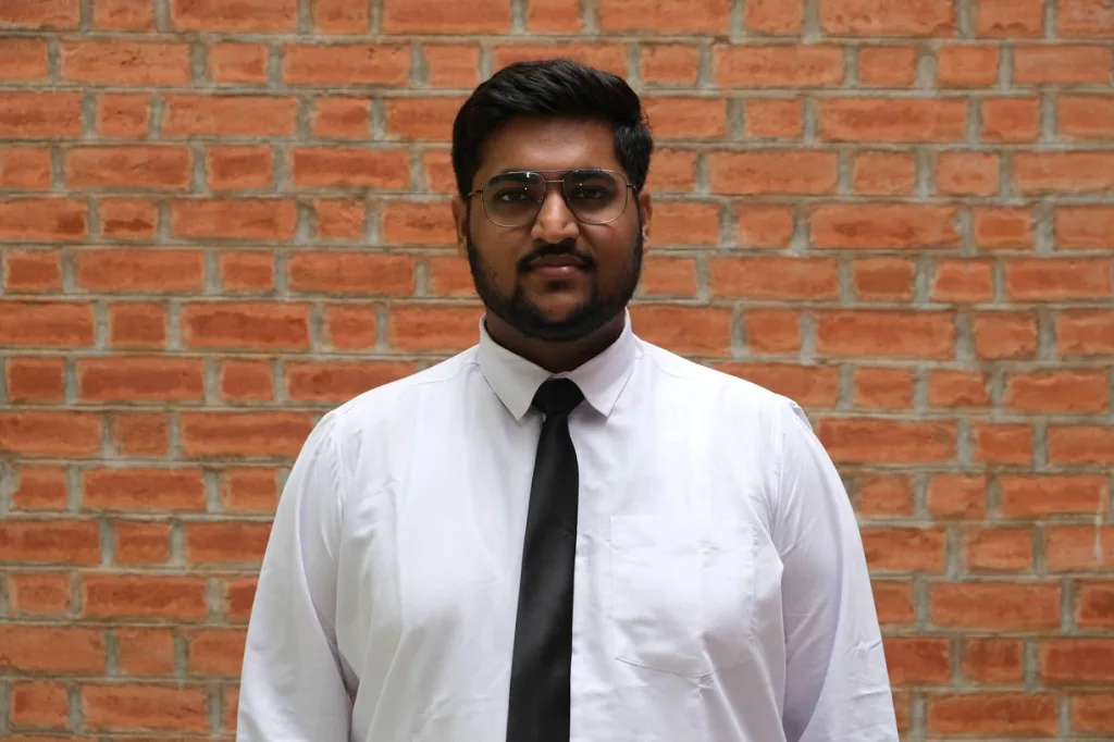 Portrait of Parth Bansal, EDII student