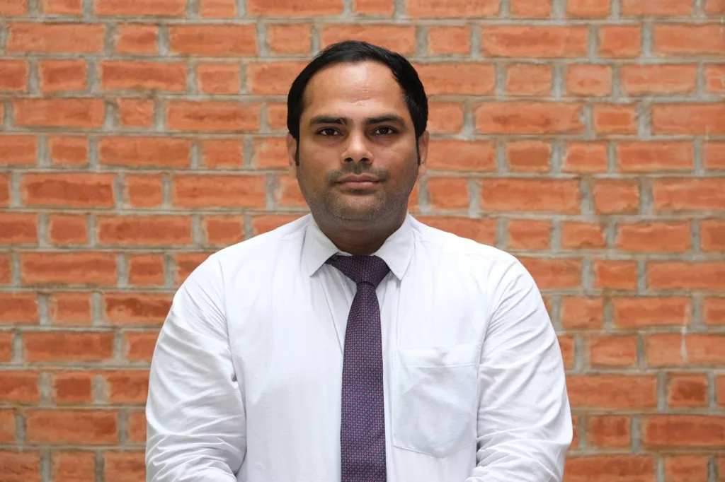 Portrait of Prakash Kumar, EDII student