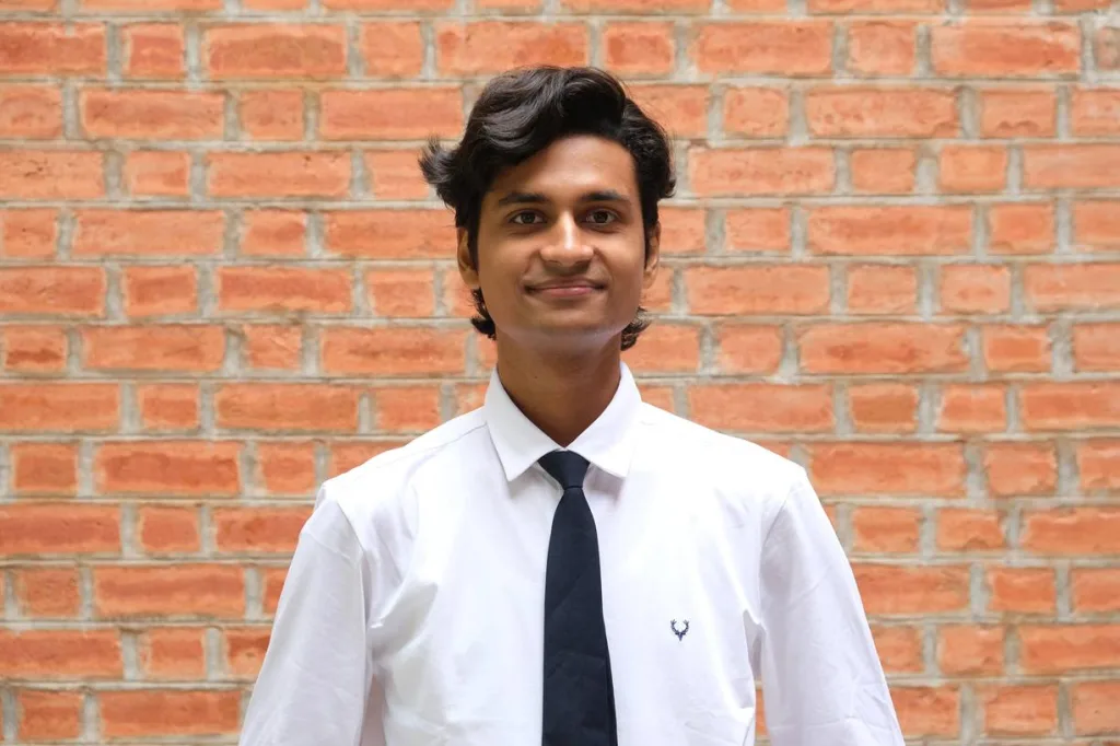 Portrait of Prasoon Raj, EDII student