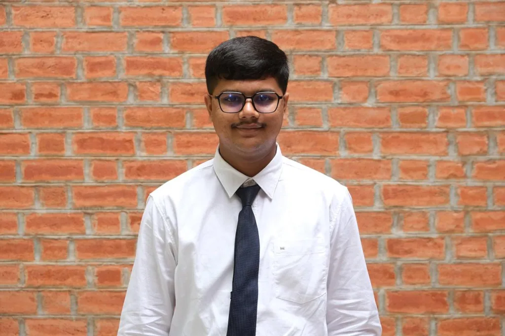 Portrait of Raj Lad, EDII student