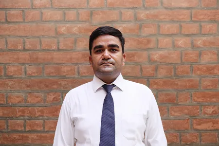 Portrait of Raunak Gupta, EDII student