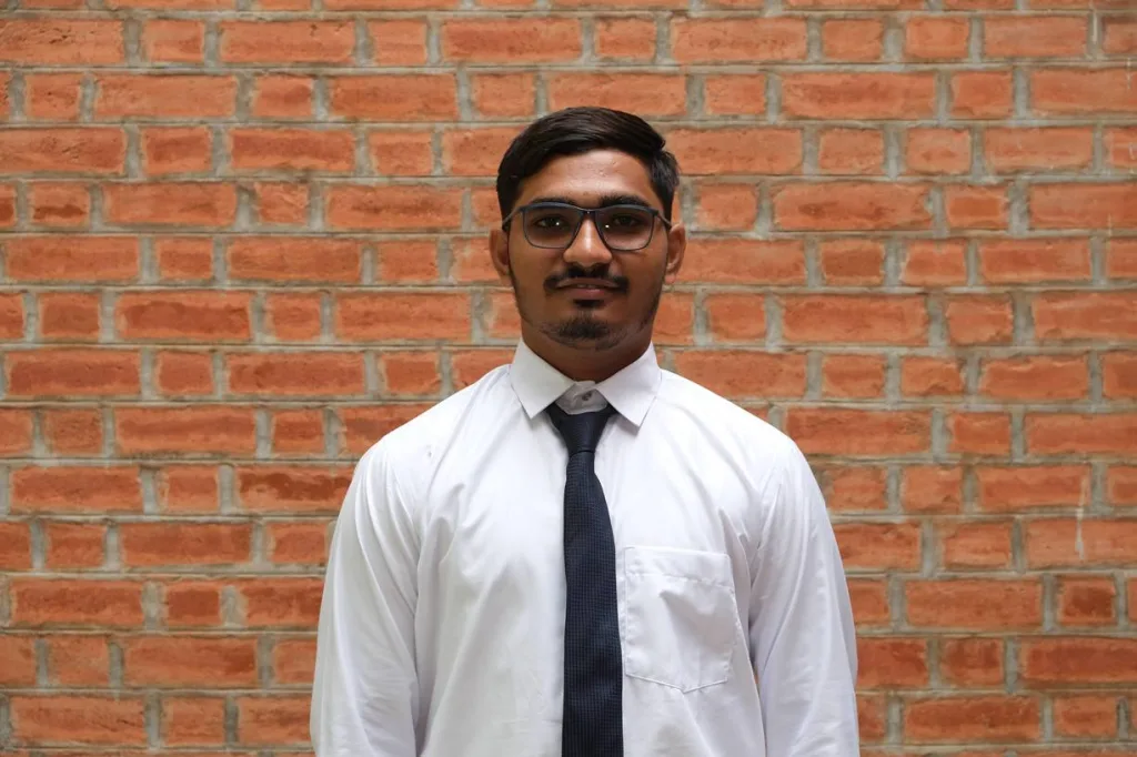 Portrait of Sharad Patel, EDII student