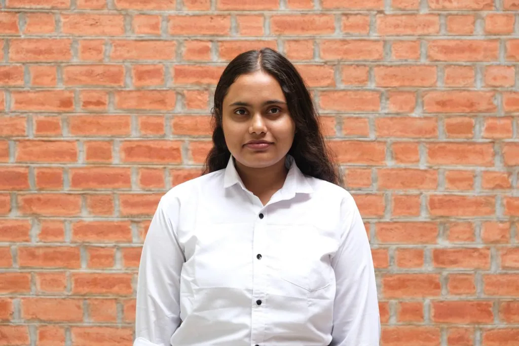 Portrait of Sneha Mishra, EDII student