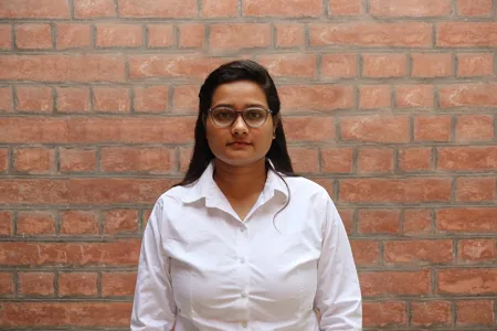 Portrait of Sukriti Pandey, EDII student