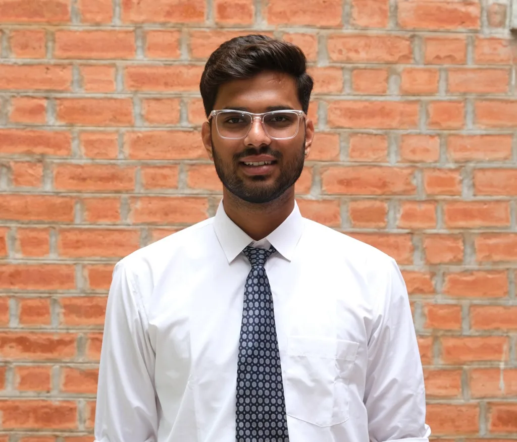 Portrait of Tushar Rajpoot, EDII student
