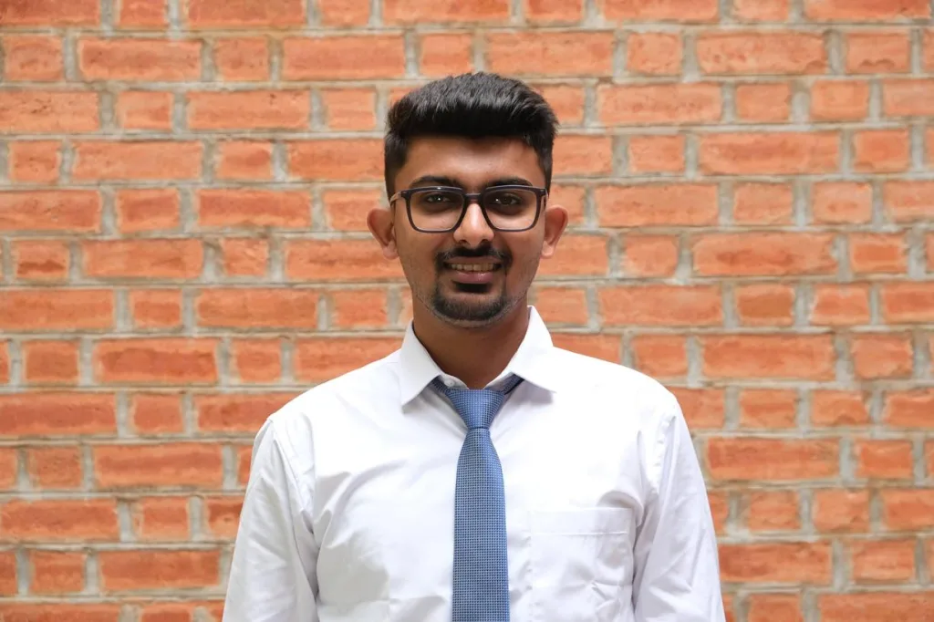 Portrait of Vedant Soni, EDII student