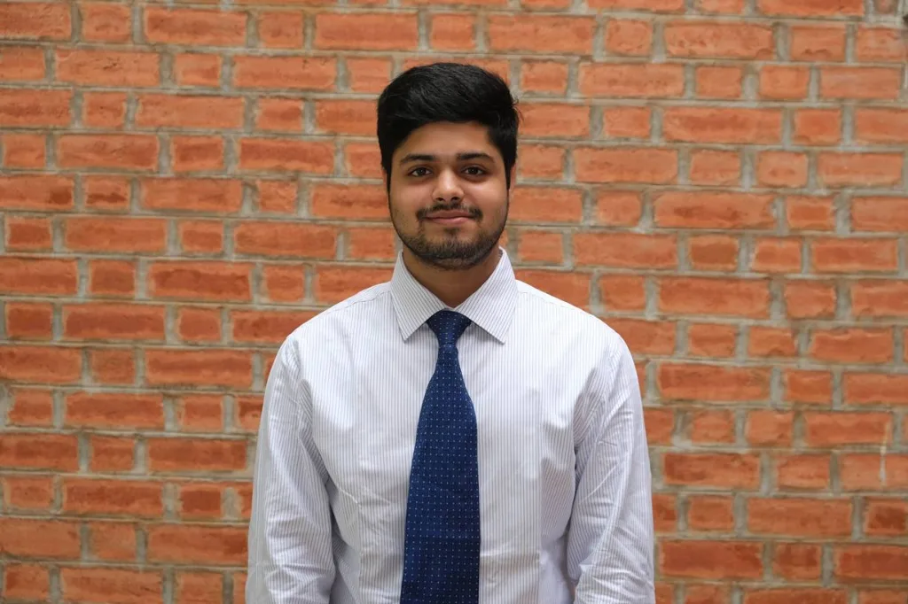 Portrait of Yash Joshi, EDII student