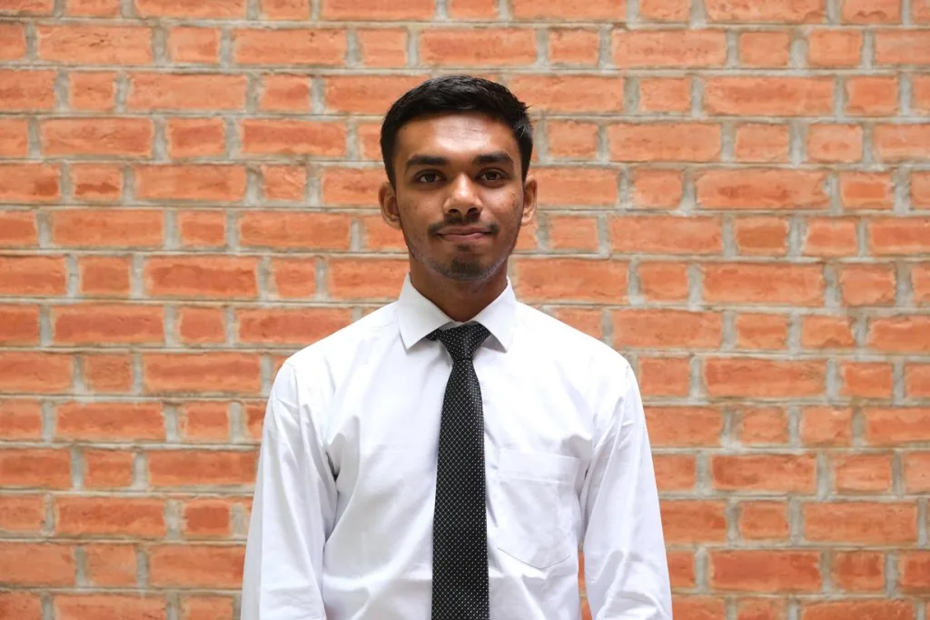 Portrait of Zenish Patel, EDII student