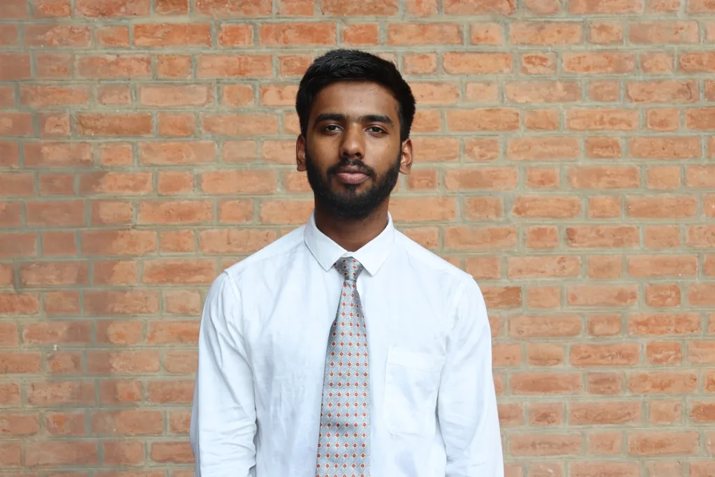 Portrait of Zubin S Joseph, EDII student