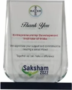 Best Saksham Award 2022 by Bayer Foundation for project UNNATI