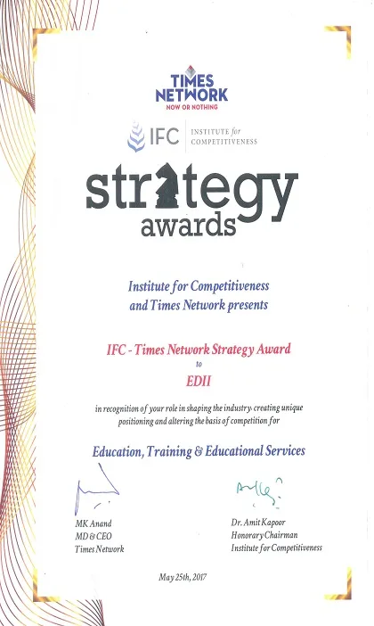 IFC-Times Network Strategy Award 2017